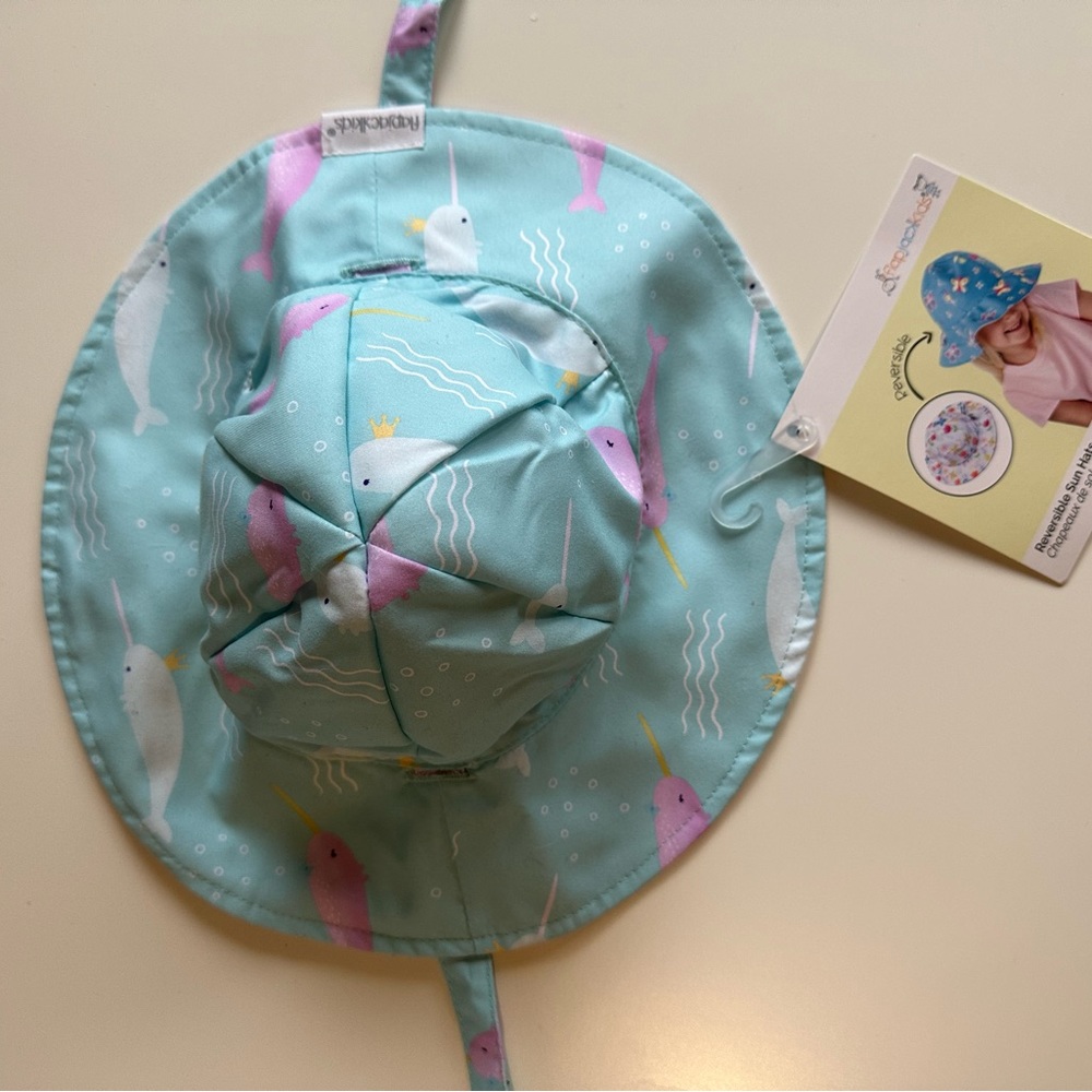 FlapJackKids reversible sun hat UPF 50+ (size XS) NWT